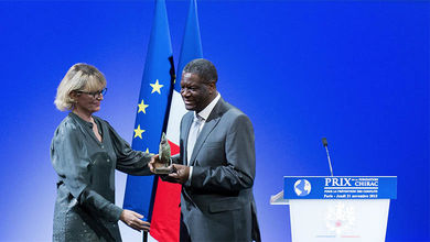 Le Dr Mukwege, infatigable défenseur des femmes violées en RDC, lauréat de la Fondation Chirac