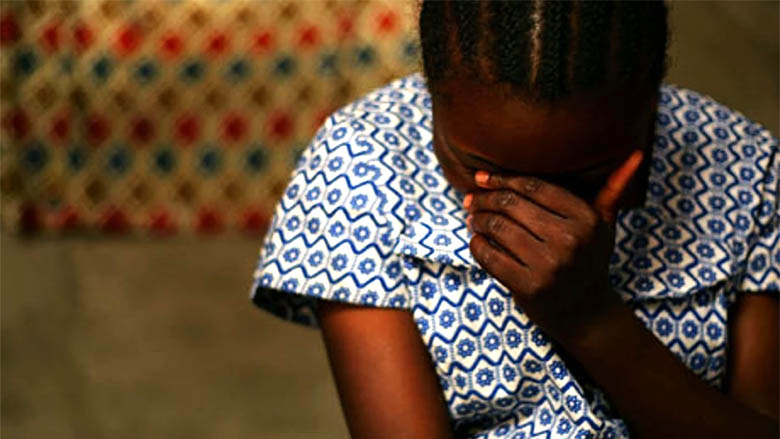 Une femme congolaise victime de viol.