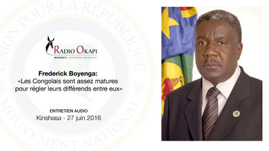 Frédérick Boyenga: «Les Congolais sont assez matures pour régler leurs différends entre eux»